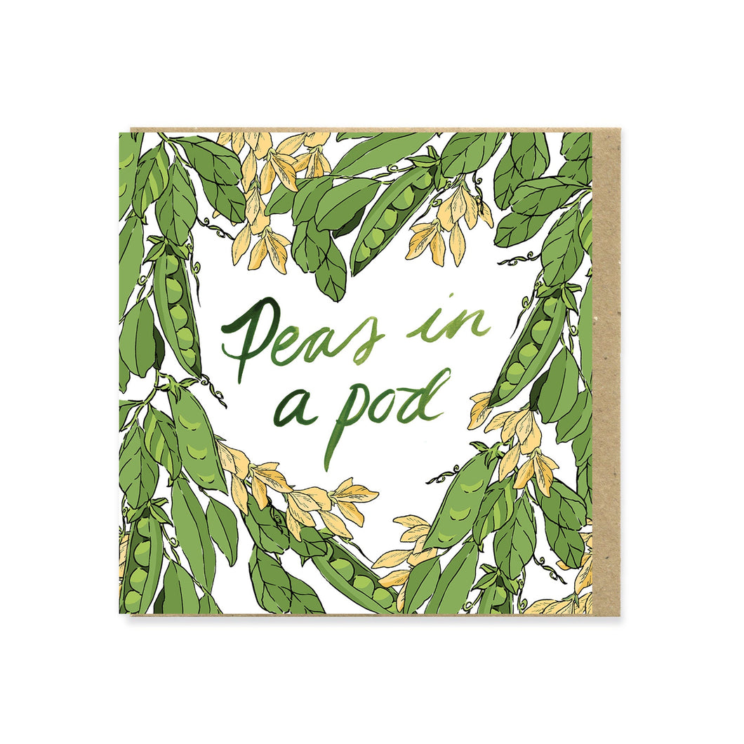 Peas in A Pod Greeting Card,