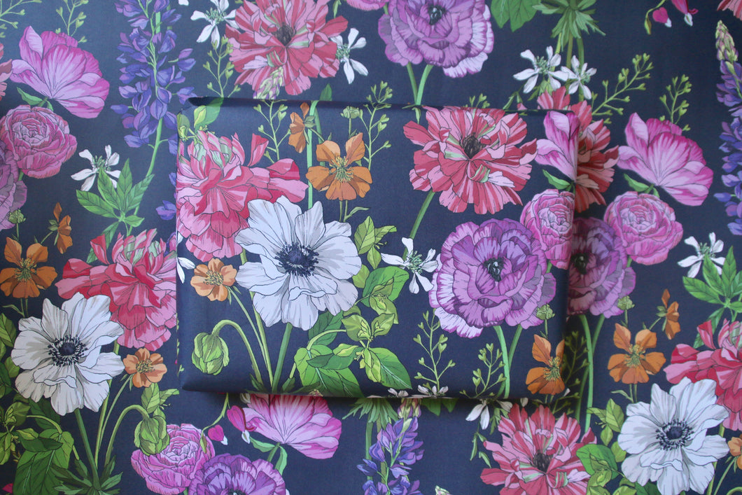 Somerset Flowers Floral Illustrated Gift Wrap
