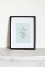 Load image into Gallery viewer, Leafy Blue Art Print
