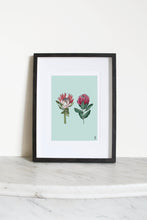Load image into Gallery viewer, Protea Twins Art Print
