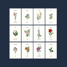 Load image into Gallery viewer, Personalised Birth Month Flower Art Print
