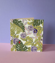 Load image into Gallery viewer, Ladybird &amp; Monstera Leaves Greeting Card
