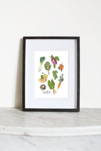 Load image into Gallery viewer, Vegetable Party Art Print
