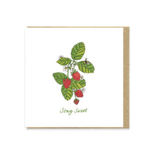 Load image into Gallery viewer, Stay Sweet Strawberry Greeting Card
