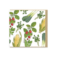 Load image into Gallery viewer, Vegetable Party Greeting Card
