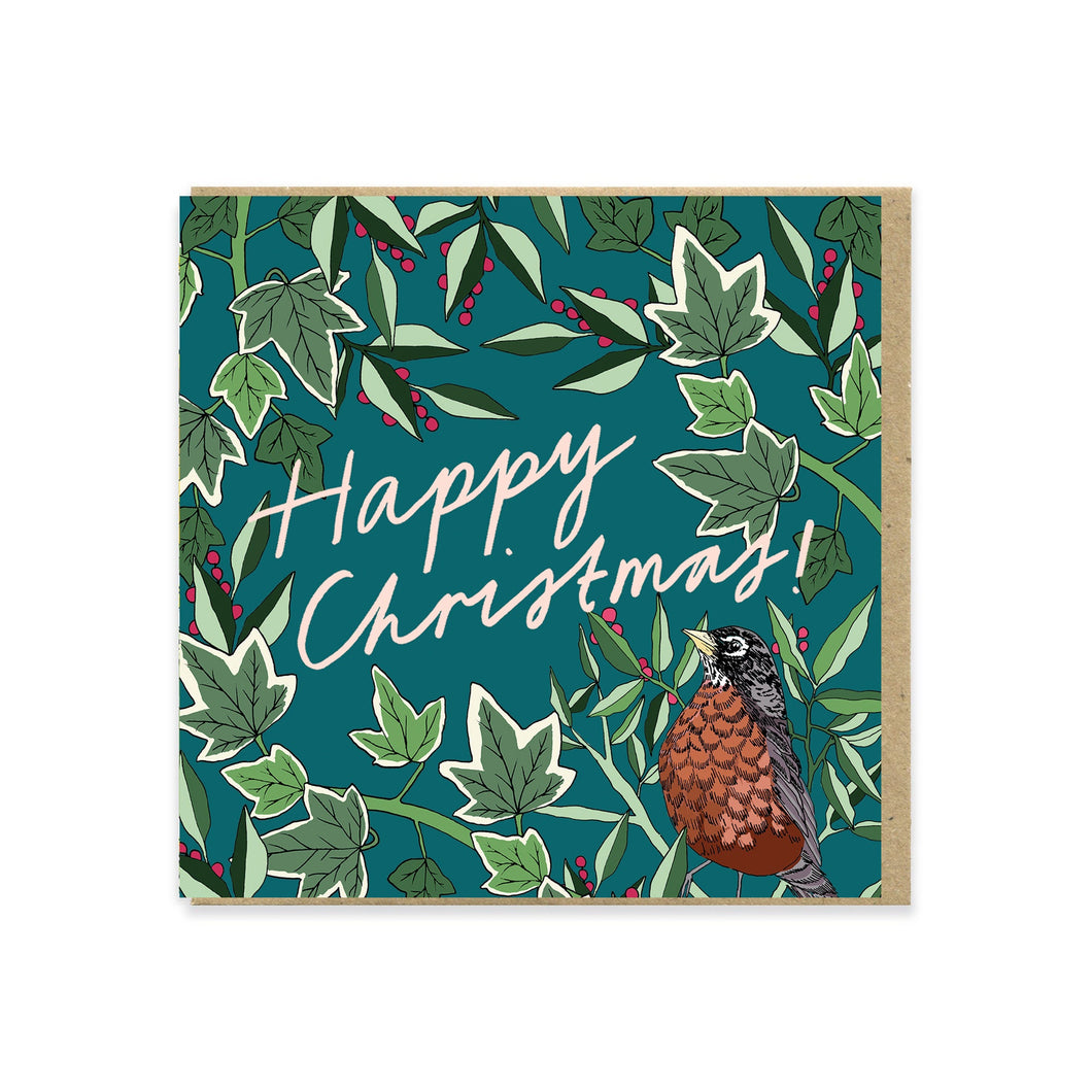 Robin Christmas Greeting Card